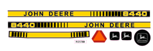 Decal John Deere 8440 Set 2020's Pedal Tractor - DPJ2578B