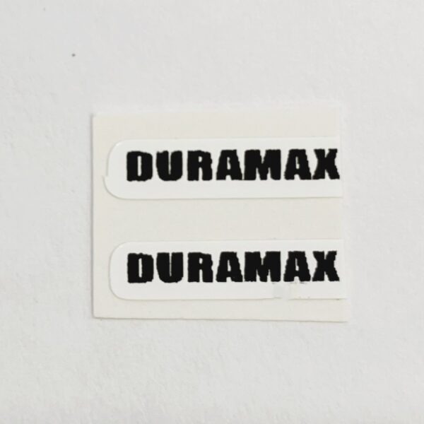 Decal Duramax 1/2" (pair) - DX638M