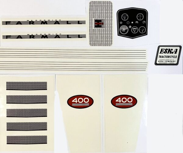 Decal Farmall 400 Pedal Tractor Decal set - DPI1213