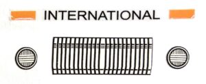 Decal International Metro-Mite Van Grille and Lights DX887