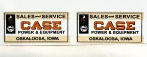 Decal Case Sales and Service pair 1" DC943
