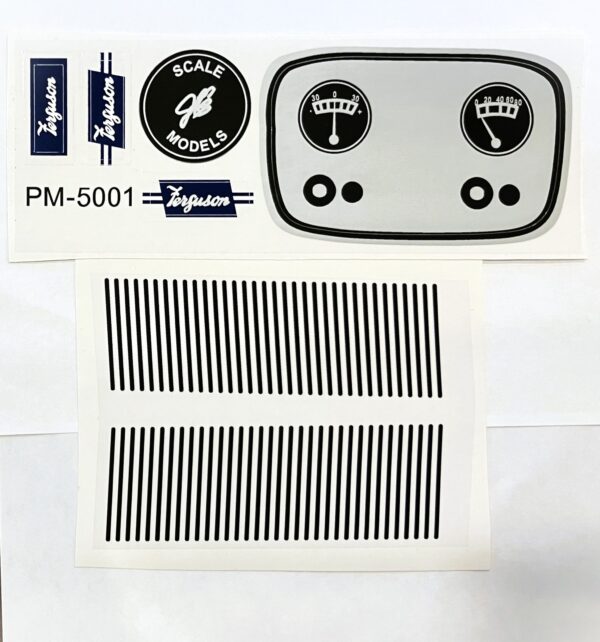 Decal Massey Ferguson TO-20 Pedal Tractor PM5001