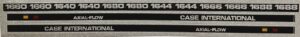 Decal 1/64 Case IH Combine 1640, 1620, 1666, 1688 Side Panels - DC595