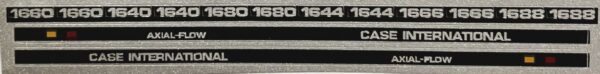 Decal 1/64 Case IH Combine 1640, 1620, 1666, 1688 Side Panels - DC595