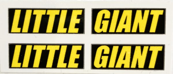 Decal 1/16 Little Giant - 2 3/16" DX84