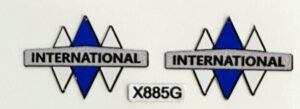 Decal 1/16 International Truck Logo White X885G