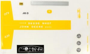 Decal 1/16 JD 820 Set DJ65D