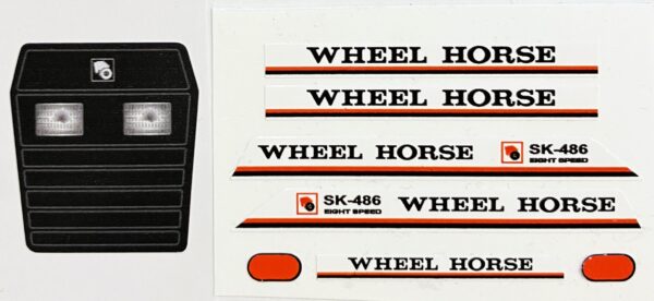 Decal 1/12 Wheel Horse SK-486 Set - DX1260
