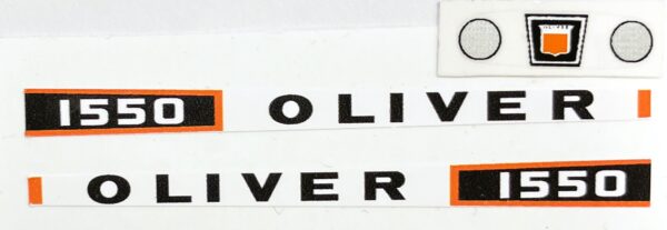 Decal 1/16 Oliver 1550 set  DO11E