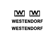 Decal 1/64 Westendorf  3/8" - Black- DX348B