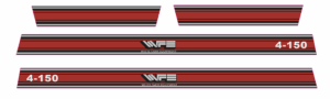 Decal 1/32 White 4-150 Red DO630