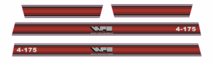 Decal 1/32 White 4-175 Red DO631