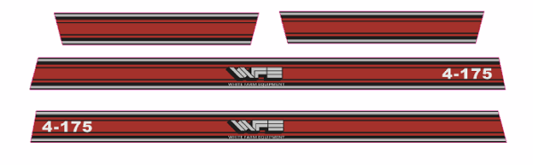 Decal 1/32 White 4-175 Red DO631