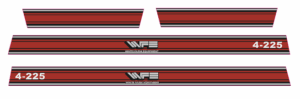 Decal 1/32 White 4-225 Red DO632