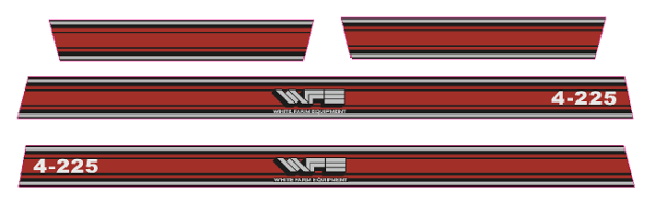 Decal 1/32 White 4-225 Red DO632