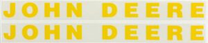 Decal John Deere Pedal Trailer yellow 6"- DPJ9003