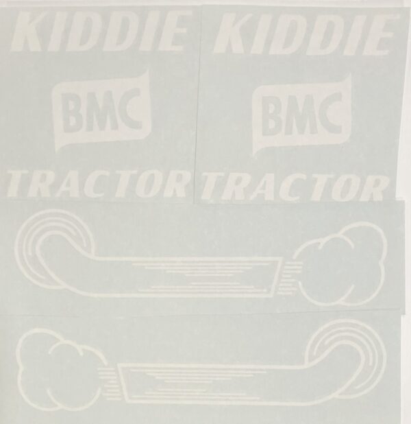 Decal BMC Tractor Kiddie Pedal Tractor Set - DPX5205
