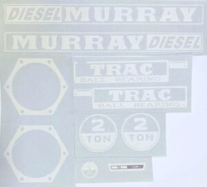 Decal Murray Diesel 2 Ton Pedal Tractor Set - DPX5227