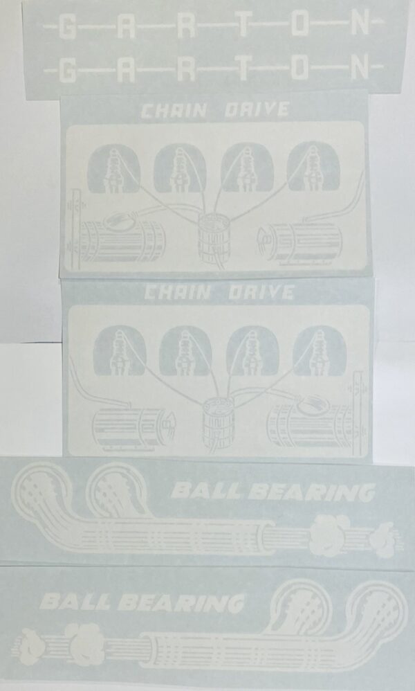 Decal Garton Chain Drive Ball Bearing Pedal Tractor Set - DPX5217