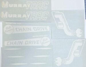 Decal Murray Trac Chain Drive Pedal Tractor Set - DPX5225