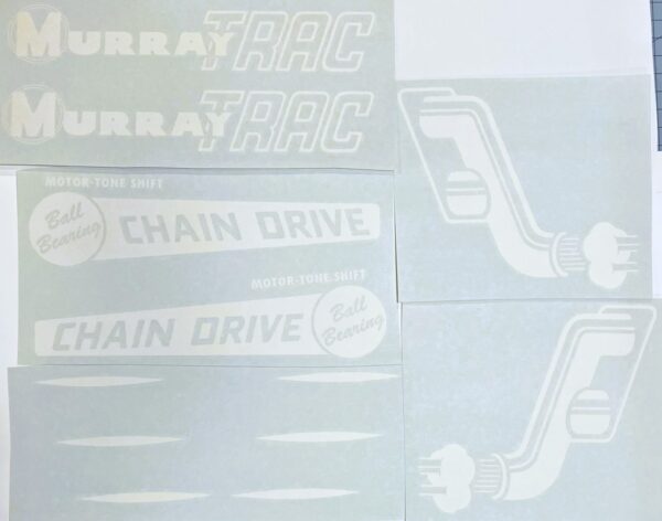 Decal Murray Trac Chain Drive Pedal Tractor Set - DPX5225