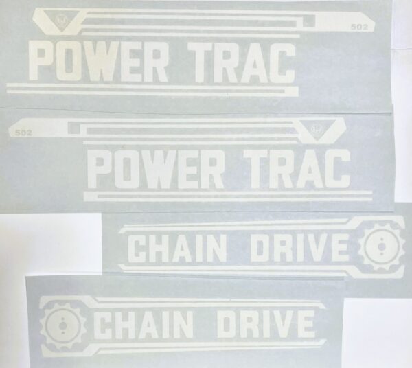 Decal Power Trac Drive Pedal Tractor Set - DPX5231