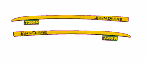 Decal 1/64 John Deere 7280R Side Stripe DJ1862