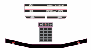 Decal 1/64 IH 1086 Tri Stripe (Newer) Set DI-778N