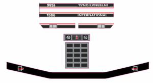 Decal 1/64 IH 1586 Tri Stripe (Newer) Set DI-779N
