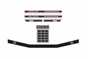 Decal 1/64 IH 186 Hydro Tri Stripe (Newer) Set DI-778H