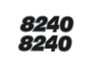 Decal Case International 8240 Pedal Combine Number - DPC5903