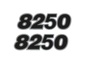 Decal Case International 8250 Pedal Combine Number - DPC5904