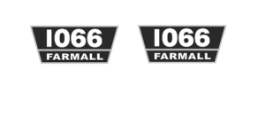 Decal 1/8 International Farmall 1066 - DI4539