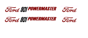 Decal 1/12 Ford 901 Powermaster Pair - DF81P