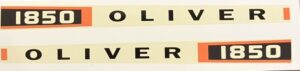 Decal 1/8 Oliver 1850 Darker Side Panels DO4505