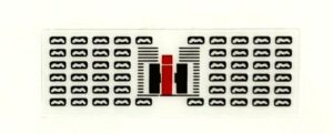 Decal 1/16 Farmall IH Grille - DI31-2
