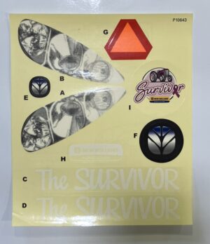 Decal New Holland The Survivor Pedal Tractor - DPNH5303