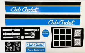 Decal Cub Cadet Pedal Tractor Set PCC5002