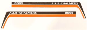 Decal 1/16 Allis Chalmers 8095 Hood Panels - DA92