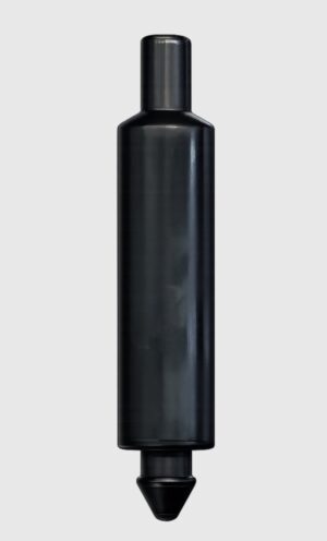 Muffler Black Round Rubber 1 1/2" M008