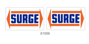 Decal Surge Logo 1" DX1009