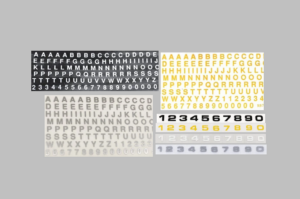 Alphabet & Numbers Decals