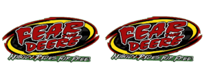 Decal 1/64 Fear The Deere 1/2" DX666R