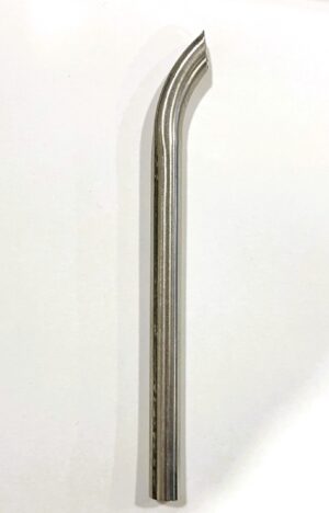 Muffler Chrome Pipe Curved 4 5/8" M0013