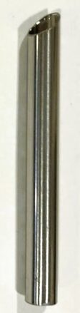 Muffler Chrome Pipe Angle Cut 2 3/4" - 2 7/8" M0014