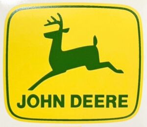 Decal John Deere for Pedal Trailer Logo - DPJ9004G