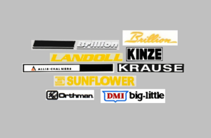 Tillage Equipment Decals