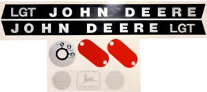 Decal John Deere LGT Colored Pedal Tractor Set - DPJ6001