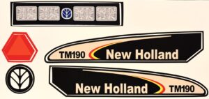 Decal New Holland TM190 Pedal Tractor - DPNH1123