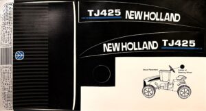 Decal New Holland TJ-425 Pedal Tractor - DPNH5301